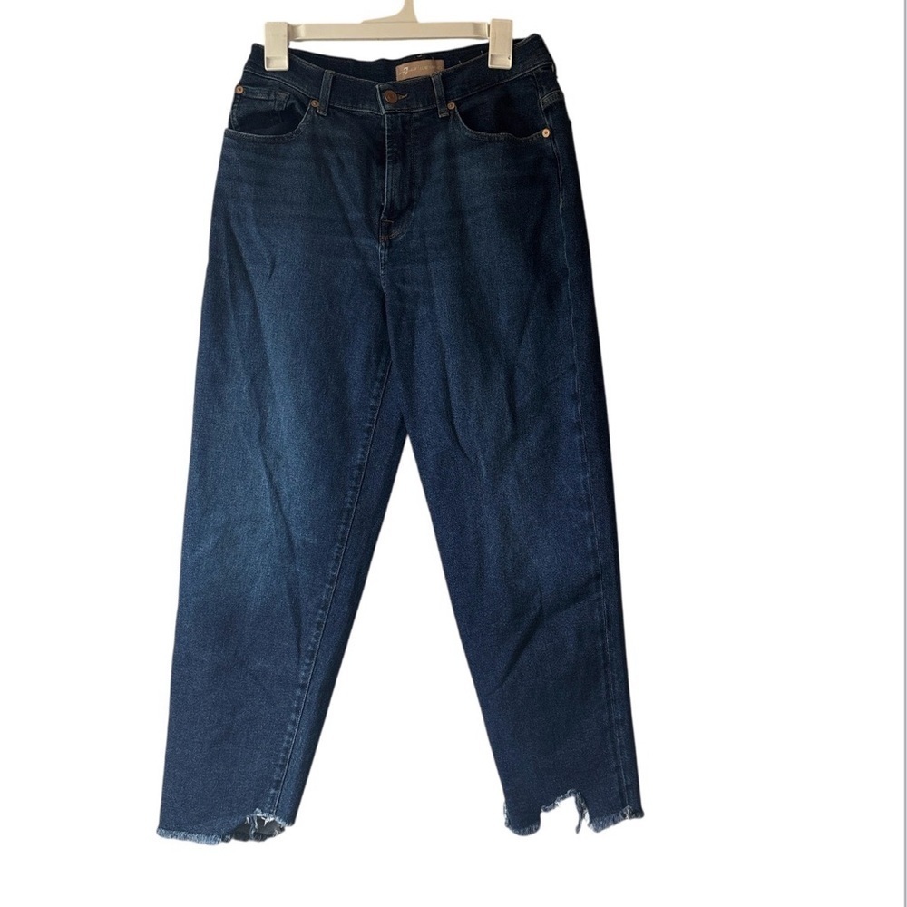7 For All Mankind Malia Luxe Vintage Charisma with Destroyed Hem
